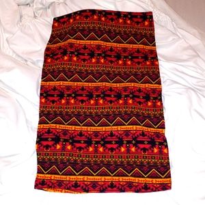 Tribal Print Pencil Skirt